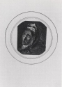 
                Head of a man in a cloak, Pelouze's Album, p. 79, Colby College Museum of Art