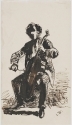 Seymour Haden playing the cello