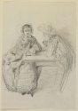 Couple seated at a table