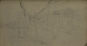 
                    Figures in the bow of a boat on a river, GUL NB10, p. 40