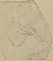 r.: A seated nude clasping her knees, The Hunterian