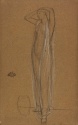 A woman with a vase by her feet, The Hunterian