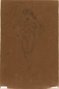 verso: A nude with a parasol and a jug, ca 1869, The Hunterian