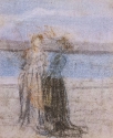 
                    Two ladies on the shore, private collection