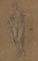 A woman in a transparent robe, The Hunterian