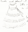 
                Design for a dress for Miss Cicely H. Alexander, British Museum
