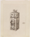 
                Square Canister with long neck, Freer Gallery of Art