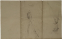 
                Caricatures of figure and peacocks, Glasgow University Library