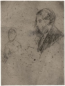 
                Studies of a young man with a girl, whereabouts unknown