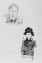 
                Two sketches, Collection of Laurence N. Stranger