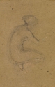 v.: Study of crouching figure, private collection