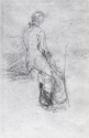 
                Study of a seated girl, Lady Lever Art Gallery