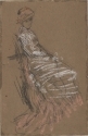 
                r.: Seated figure, Freer Gallery of Art