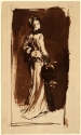 
                    Sketch of 'Arrangement in Brown and Black: Portrait of Miss Rosa Corder', British Museum