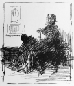 Sketch of 'Arrangement in Grey and Black, No. 2: Portrait of