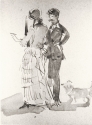 
                    Whistler with his friend Mrs Patterson, Private collection