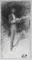 
                    Sketch of 'Arrangement in Black: Portrait of Señor Pablo de Sarasate', Private Collection