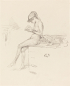 
                    The Little Nude Model, Reading, National Gallery of Art, Washington, DC