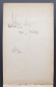 Boats at anchor, Sketchbook, p. 2, The Hunterian 
