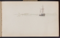 Coast with boats, Sketchbook, p. 17, The Hunterian