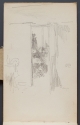 Cafe Interior, Sketchbook, p. 81, The Hunterian