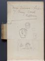 San Biagio, and pots, Sketchbook, The Hunterian, inside back cover