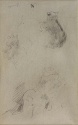 r.: Head of a lady and studies of a cat; v.: Two studies of