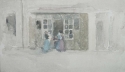 
                Women and children outside a Brittany shop, Thomas Colville Fine Art