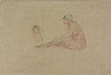 
                    Girl seated in profile to the left, with a baby, The Hunterian