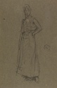 A woman in a chemise and long skirt,TheHunterian