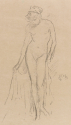 Nude Model, Standing, lithograph, Freer Gallery of Art, Washington, DC