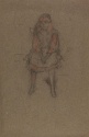 
                    A girl seated wearing a pinafore, The Hunterian