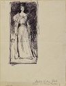 
                    Study for a portrait of Miss Marion Peck, The Hunterian