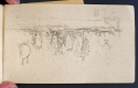 
                Bazaar, Algiers, sketchbook (p. 69), The Hunterian