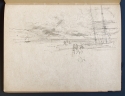 
                Ships in the harbour, sketchbook (p. 29), The Hunterian