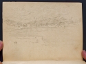 
                The port of Ajaccio, sketchbook (p. 69), The Hunterian