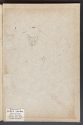 
                    Flowers, and the neck of a dress, sketchbook (inside back cover), The Hunterian