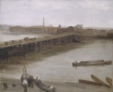
                Brown and Silver: Old Battersea Bridge , Addison Gallery of American Art
