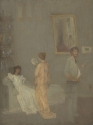 
                    Whistler in his studio, Art Institute of Chicago