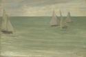 
                Green and Grey: The Oyster Smacks, Evening, Art Institute of Chicago