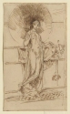 
                Sketch of 'Harmony in Blue and Gold, Sterling & Francine Clerk Art Institute 