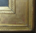 Symphony in Flesh Colour and Pink: Portrait of Mrs Frances Leyland, The Frick Collection, corner detail of frame