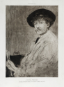 
                J. McNeill Whistler, etching by William Hole in The Art Journal, October 1897