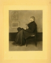 Richard Josey, after Whistler's Portrait of Thomas Carlyle, mezzotint, 1878, University of Michigan Museum of Art