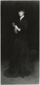 
                    Arrangement in Black, No. 8: Portrait of Mrs Cassatt, photograph