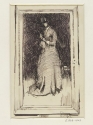 W. Sickert, drawing after the portrait of Mrs Cassatt, 1885, Victoria and Albert Museum E.829-1919
