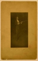 
                    Arrangement in Black: Portrait of Señor Pablo de Sarasate, platinum print, 1890s?, GUL Whistler PH4/39