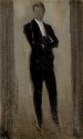 Sketch of a Man in Evening Dress, Ashmolean Museum