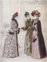 Fashion plate, The Queen, 2 November 1889