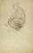 A crouching woman in a short-sleeved robe
